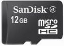 12 Гб памяти для мобильников в виде microSDHC-карты SanDisk