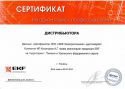 Сертификат официального Дистрибьютора EKF